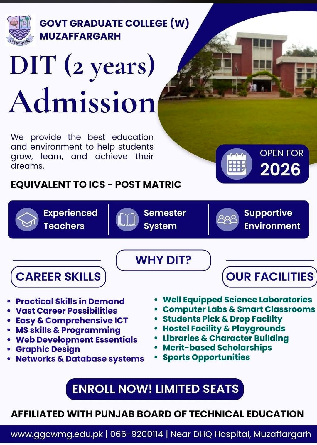 DIT 2-years Diploma in Information Technology 